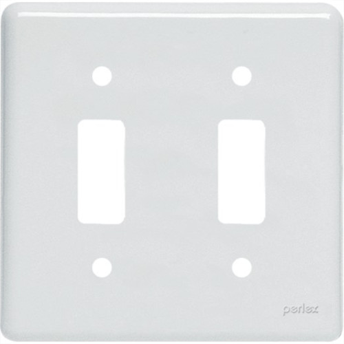 Placa Perlex Branca 4X4 (1 Saida+1 Saida) 23Pl11 Placa Perlex Branca 4X4 (1 Saida+1 Saida) 23Pl11