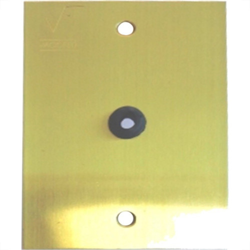 Placa Piso Latao 4X2 Passagem Cabo Pl42F Placa Piso Latao 4X2 Passagem Cabo Pl42F