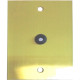 Placa Piso Latao 4X2 Passagem Cabo Pl42F Placa Piso Latao 4X2 Passagem Cabo Pl42F