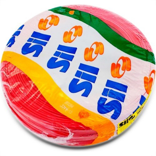 Fio Cabinho Flexivel Sil 10,0 Vermelho 100M 