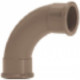 Curva Marrom Amanco Liso/Liso 60Mm X 90'' 11613 - Kit C/5 Curva Marrom Amanco Liso/Liso 60Mm X 90'' 11613 - Kit C/5