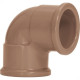 Cotovelo Marrom Amanco Liso/Liso 90''X 60Mm 11675 - Kit C/10 Cotovelo Marrom Amanco Liso/Liso 90''X 60Mm 11675 - Kit C/10