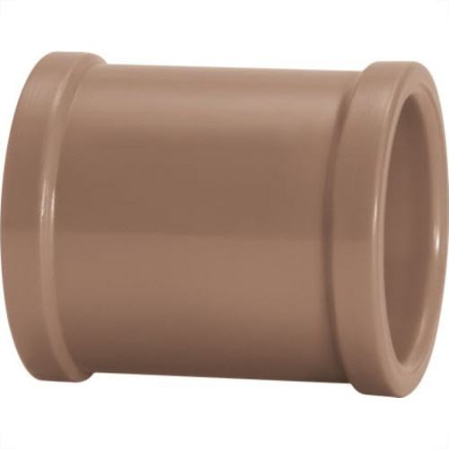 Luva Marrom Amanco Liso/Liso 20Mm 11742 - Kit C/50 Luva Marrom Amanco Liso/Liso 20Mm 11742 - Kit C/50