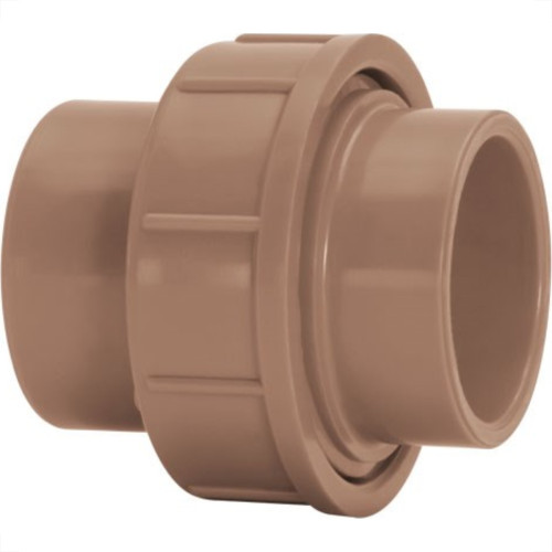 Uniao Marrom Amanco Liso/Liso 50Mm X 50Mm 10312/11877 - Kit C/10 Uniao Marrom Amanco Liso/Liso 50Mm X 50Mm 10312/11877 - Kit C/10