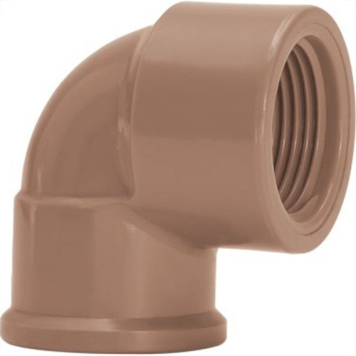 Cotovelo Marrom Amanco Reducao Liso/Rosca 25X1/2 11683 - Kit C/50 Cotovelo Marrom Amanco Reducao Liso/Rosca 25X1/2 11683 - Kit C/50