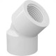 Cotovelo Branco Amanco Rosca/Rosca 45X 1/2 11940 - Kit C/15 Cotovelo Branco Amanco Rosca/Rosca 45X 1/2 11940 - Kit C/15