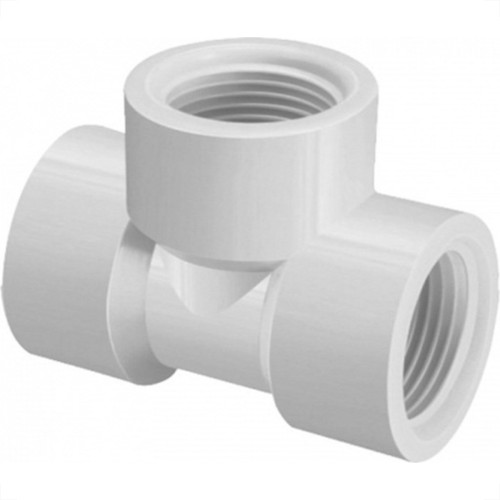 Tee Branco Amanco Rosca/Rosca/Rosca 1'' X 1'' 10208/11828 - Kit C/16 Tee Branco Amanco Rosca/Rosca/Rosca 1'' X 1'' 10208/11828 - Kit C/16