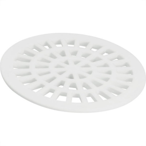 Grelha Plastica Amanco Redonda Branca 10X10 11624 Grelha Plastica Amanco Redonda Branca 10X10 11624