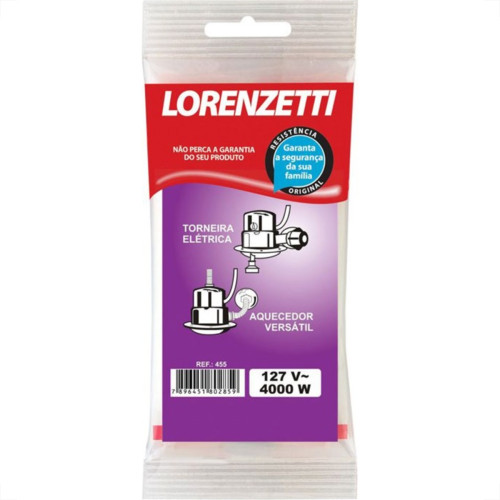 Resistencia Lorenzetti Torneira/Aquecedor 127V 4000W 455 Resistencia Lorenzetti Torneira/Aquecedor 127V 4000W 455