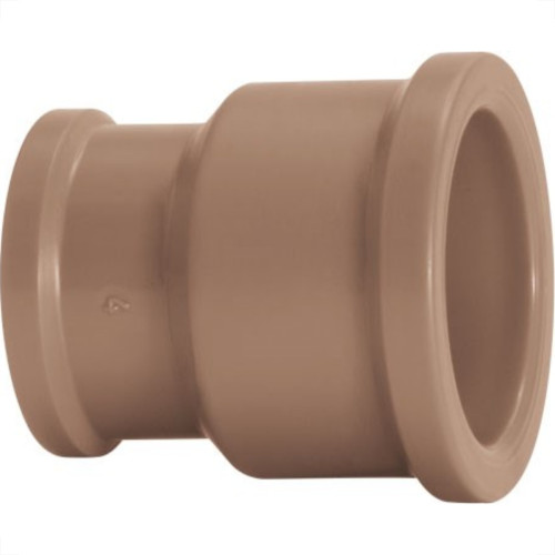 Luva Marrom Amanco Reducao Liso/Liso 25X20Mm 10292/11729 - Kit C/50 Luva Marrom Amanco Reducao Liso/Liso 25X20Mm 10292/11729 - Kit C/50