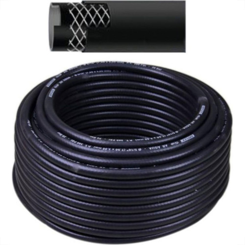 Mangueira Alta Pressao Preta 1/4'' Raiada Pt300 50M 160 Mangueira Alta Pressao Preta 1/4'' Raiada Pt300 50M 160
