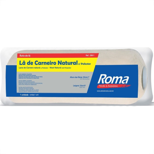 Rolo La Roma Poliester 23Cm Sem Cabo 280 1 Rolo La Roma Poliester 23Cm Sem Cabo 280 1
