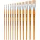 Pincel Para Artesanato Roma Ponta Chata 20 615 20 - Kit C/12 