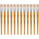 Pincel Para Artesanato Roma Ponta Chata 24 615 24 - Kit C/12 