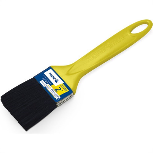 Pincel Trincha Pintura Tigre 519 X 2'' Amarela - Kit C/12 Pincel Trincha Pintura Tigre 519 X 2'' Amarela - Kit C/12