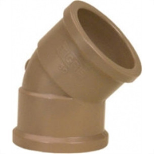 Cotovelo Marrom Tigre Liso Liso 40Mm X 45'' - Kit C/15