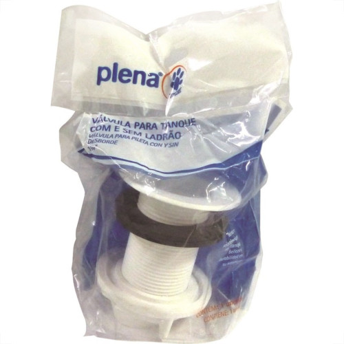 Valvula Lavatorio Plastica Plena Tigre Branca Unidade Valvula Lavatorio Plastica Plena Tigre Branca Unidade