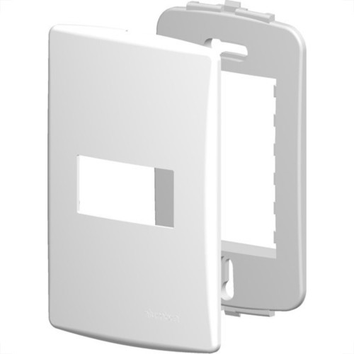 Placa Alumbra 4X2 Branca (1 Horizontal) 6400 Placa Alumbra 4X2 Branca (1 Horizontal) 6400