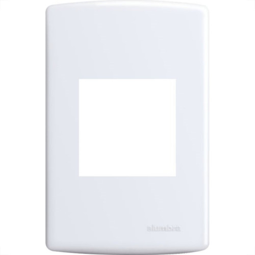 Placa Alumbra 4X2 Branca (2 Modulos) 6402 Placa Alumbra 4X2 Branca (2 Modulos) 6402