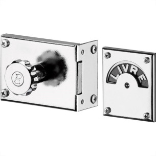 Fechadura Fechadura Trinco Wc Livre/Ocupado Cromado Soprano 3009.0180.01