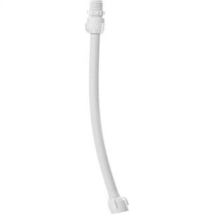 Engate Flexivel Pvc Branco Manluplast 30Cm En.30 . / Kit C/ 10