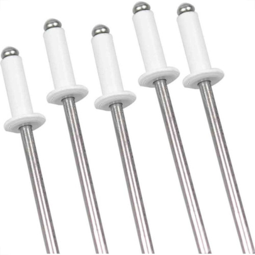 Rebite Rebitop Aluminio Branco Repuxo R312 Mil