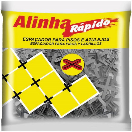 Espacador Juntalider Alinha Rapida 2Mm 100Pecas Espacador Juntalider Alinha Rapida 2Mm 100Pecas