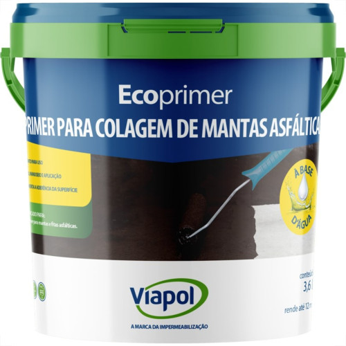 Primer Viapol Ecoprimer Para Manta 3,6L V0310952 Primer Viapol Ecoprimer Para Manta 3,6L V0310952