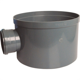 Prolongador Para Caixa De Gordura Tigre 1 Entrada 300Mm  Prolongador Para Caixa De Gordura Tigre 1 Entrada 300Mm