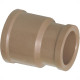 Luva Marrom Krona Liso Liso Reducao 25Mm X20Mm 450 - Kit C/50 Luva Marrom Krona Liso Liso Reducao 25Mm X20Mm 450 - Kit C/50