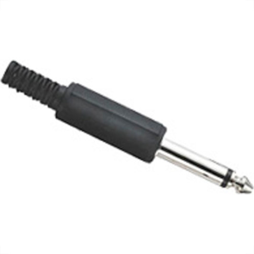 Plug P-10 Mono 6,35Mm Com Protecao Cabo 3558 - Kit C/10 Plug P-10 Mono 6,35Mm Com Protecao Cabo 3558 - Kit C/10