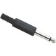 Plug P-10 Mono 6,35Mm Com Protecao Cabo 3558 - Kit C/10 Plug P-10 Mono 6,35Mm Com Protecao Cabo 3558 - Kit C/10