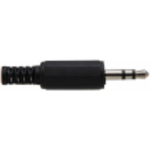 Plug P- 2 Stereo 3,50Mm Plastico 600 - Kit C/10  Plug P- 2 Stereo 3,50Mm Plastico 600 - Kit C/10