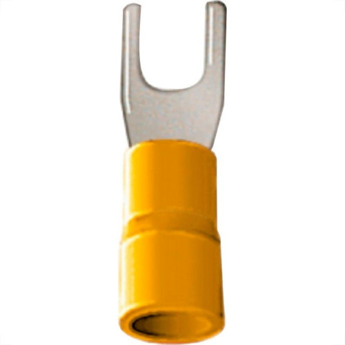 Pre-Isolado Crimper Forquilha 4/6 Amarelo M 6 6951 100pcs Fr2496 Pre-Isolado Crimper Forquilha 4/6 Amarelo M 6 6951 100pcs Fr2496