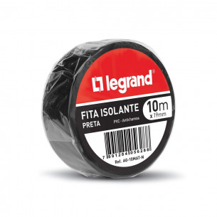 Fita Isolante Legrand 10M X 19Mm  Ag-10Mat-N . / Kit C/ 10
