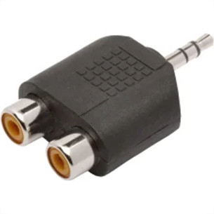 Plug Adaptador P-2 Stereo Para 2 Rca 951 - Kit C/10  Plug Adaptador P-2 Stereo Para 2 Rca 951 - Kit C/10