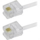 Cabo Fone Liso Jack/Jack 5M Branco 984 Cabo Fone Liso Jack/Jack 5M Branco 984