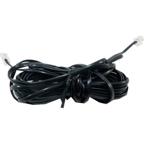 Cabo Fone Liso Jack/Jack 5M Preto 983 Cabo Fone Liso Jack/Jack 5M Preto 983