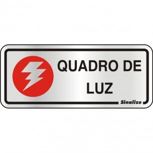 Placa Sinalizacao Aluminio 06X15 