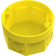Caixinha Luz Plastica 3X3 Tigre Flex Amarela - Kit C/12 Caixinha Luz Plastica 3X3 Tigre Flex Amarela - Kit C/12