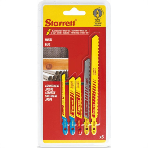 Serra Tico Starrett Multi 5Pecas Bu2 Serra Tico Starrett Multi 5Pecas Bu2