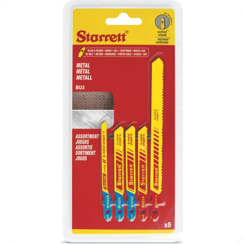 Serra Tico Starrett Metal 5Pecas Bu3 Serra Tico Starrett Metal 5Pecas Bu3