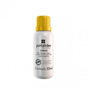 Corante Juntalider Amarelo 50Ml Para Tinta 9010000107 . / Kit C/ 12