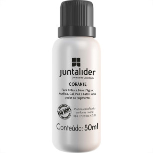 Corante Juntalider Preto 50Ml Para Tinta 9010000112 . / Kit C/ 12