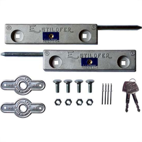 Trava Lateral Tetra Estilofer Aluminio 1Par 1 Trava Lateral Tetra Estilofer Aluminio 1Par 1
