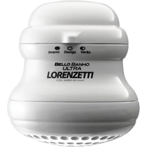 Ducha Lorenzetti Bello Banho 5400W 3T 127V Branca Ducha Lorenzetti Bello Banho 5400W 3T 127V Branca