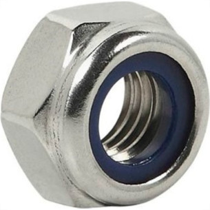 Porca Travante Com Nylon Jomarca 08X1,25 % 26734 Porca Travante Com Nylon Jomarca 08X1,25 % 26734