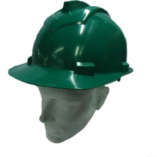 Capacete Com Carneira Ledan Plastico Verde 2533 Capacete Com Carneira Ledan Plastico Verde 2533