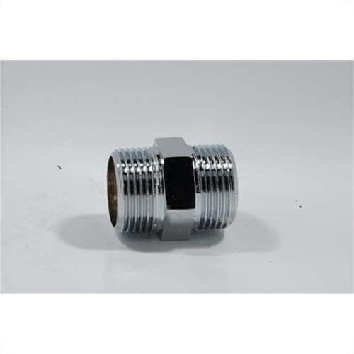 Niple Latao Cromado Metais Rei   3/4X3/4 10062 - Kit C/6