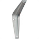 Suporte Prateleira Fercar Cinza 06 X 08 23 - Kit C/24 Suporte Prateleira Fercar Cinza 06 X 08 23 - Kit C/24